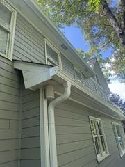 Installed Gutter Shutter
