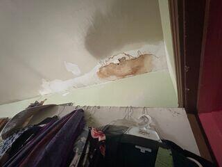 Damage caused by leaking roof