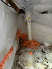 Westport Crawl Space Radon Mitigation with Custom Electrical Setup