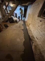 Basement (back wall)