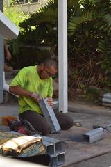 13 push piers, 10 smart jacks, 13 concrete R&R and 20 Shear Component.