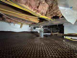 Crawl Space Support Jack Installation