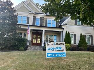 Front of home after Gutter Shutter installation