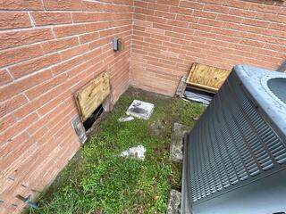 Old doors like these will not hold up long and will rot easily.