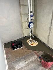Waterproofed Basement in St. Louis, MO