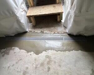 TrenchDrain Grated Basement Drain