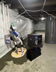 SaniDry Sedona Dehumidifier & TripleSafe Sump Pump