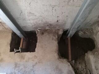 Footing for Powerbrace.