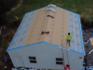 The Underlayment Is Installed