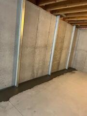 PowerBrace™ offers a permanent way to stabilize foundation walls that are bowing or tilting.