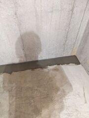 WaterGuard™ captures water along the basement walls and floor and directs it to the sump.