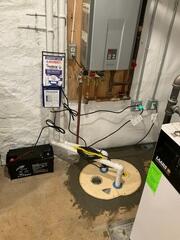 TripleSafe was installed in the corner to provide the utmost protection with its three pumps.