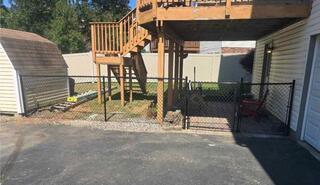 4' High Black Chain Link Fence/ (3) 4' gates