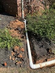 Downspout Extension and Drainage Line - Advance, NC