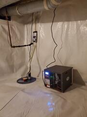 Basement Waterproofing System in Oxford, OH
