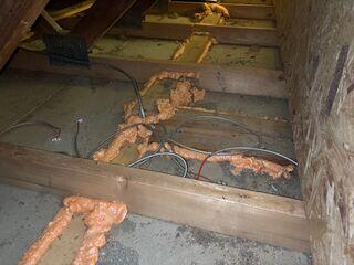 Sealed penetrations with Zypfoam