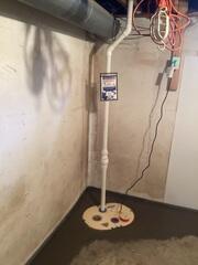 Upgraded Sump Pump Installed