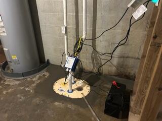 TripleSafe Sump Pump Installed