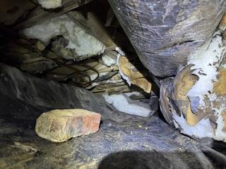 The crawl space had falling insulation, exposed ducts, and open soil, creating moisture and air quality issues.