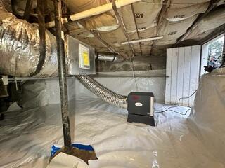 Our Moisture Control System Installed