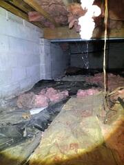 Damp Crawl Space