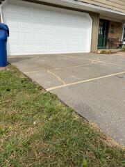 After Bettendorf Concrete Driveway Repair