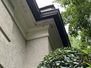 Damaged soffit