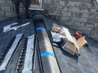 Ridge Vent Is Installed