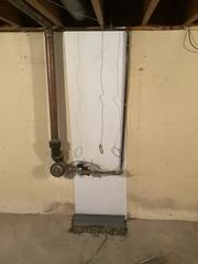 BrightWall Panel Placed Over Crack