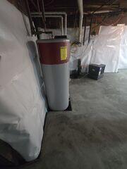 New Slab Floor, WaterGuard, CleanSpace Walls, SaniDry Sedona