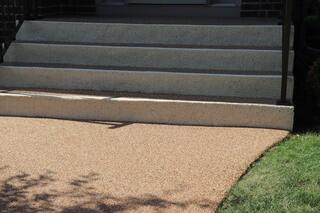 Blended Durastone Finish for Steps and Walkway