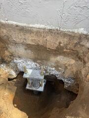 Complete Helical Pier Installation