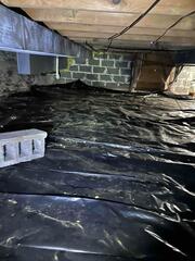 Damp Crawl Space