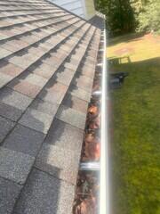 Side of home before Rain Drop installation