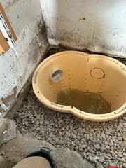 This is an image of the installation process for the TripleSafe™ sump pump.