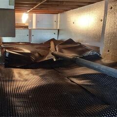 Mise en place du tapis de drainage CleanSpace