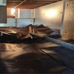 Installation of CleanSpace drainage matting