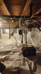 Dirty, Damp Crawl Space In Anchorage, AK