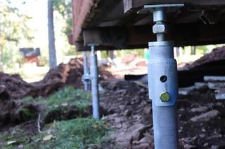 Foundation Stabilization at Girl Scout Camp in Duluth, MN