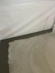 We installed the CleanSpace™ wall system in this location, ensuring that the wall remains dry and clean for our customers.