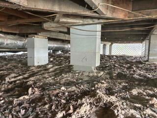 Settling Block Piers