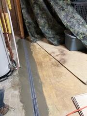 Basement Surface Drainage System