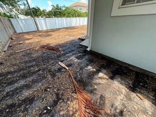 The homeowner had long experienced recurring flooding around their home, including areas where water discharged from the gutters' downspouts, raising concerns about potential foundation damage.
