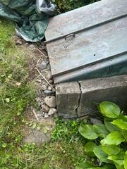 Old Bulkhead with Cracked Concrete