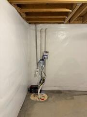 Basement Waterproofing System in Hamilton, Ohio