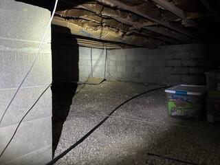 Crawl Space Before CleanSpace