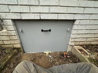 New Crawl Space Door
