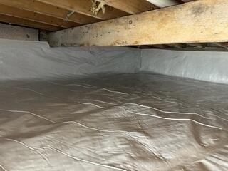 Encapsulating a Damp Crawl Space in Clinton, NJ