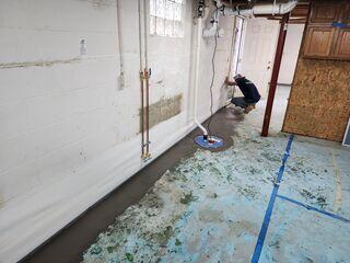 Basement Waterproofing System in Florence, Kentucky