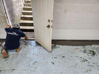 Basement Trench Drain in Florence, Kentucky